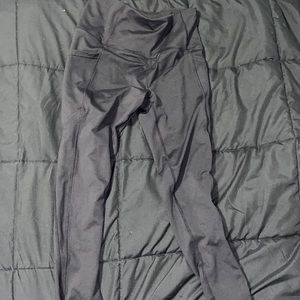 These are a size medium pair of black leggings from mta sport.